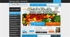 Desktop Screenshot of gastricbypasssupplements.com